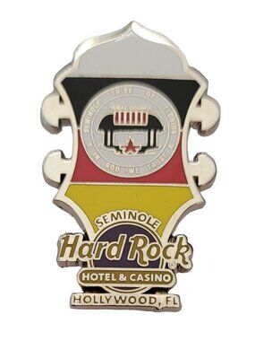 Hard Rock Cafe Seminole Tribe of Florida Hotel Casino Hollywood, FL Pin E725